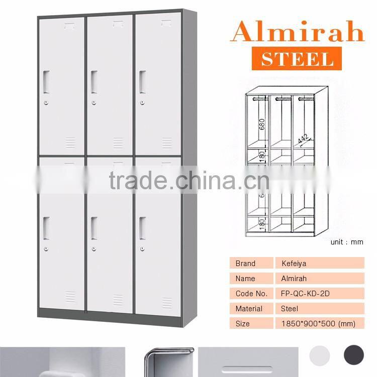High quality swing doors steel almirah designs