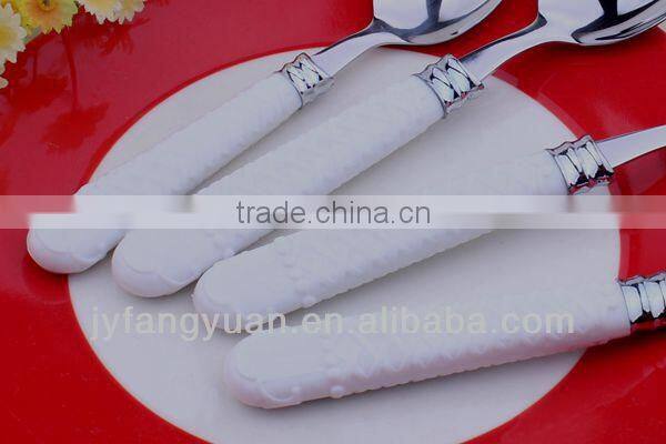 Cheap Plastic Handle Stainless Steel German Flatware