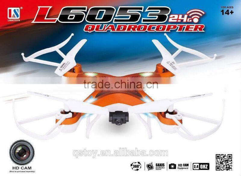 HOT SELL!L6053W rc helicopter with wifi camera FPV DRONE 4CH REAL TIME CAMERA TRANSMISSION DRONE