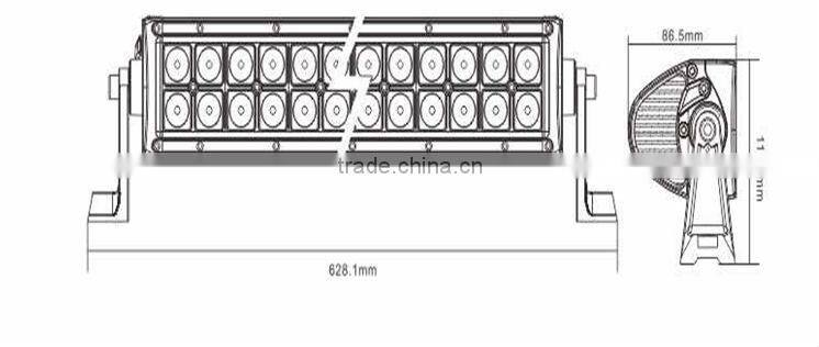 ShengWell 120W CREE led light bar IP67 9-32V Flood/Spot/Combo Double Row led light bar 21" led light bar