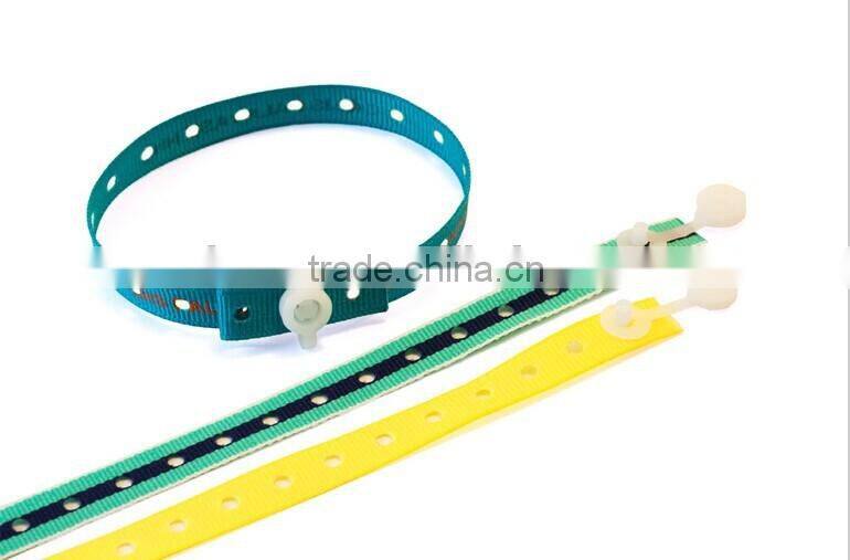 perforating adjustable wristband