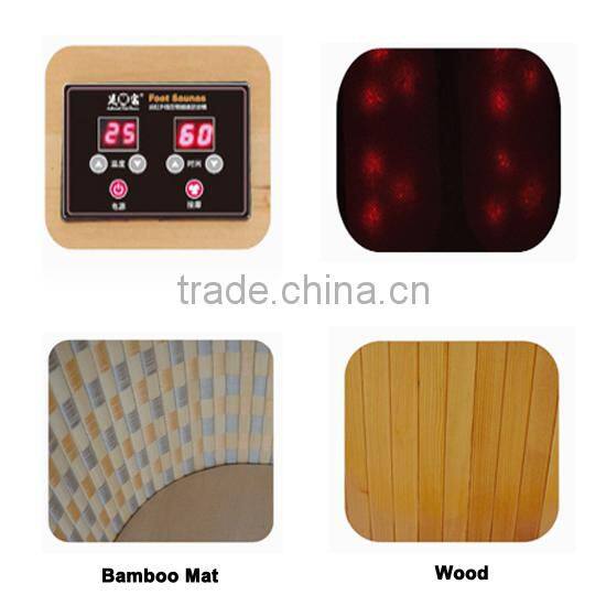 vitality Infrared Sauna with sound system for foot