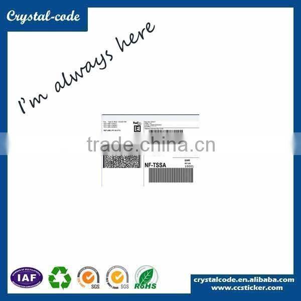 Shipping label self adhesive private label drop shipping