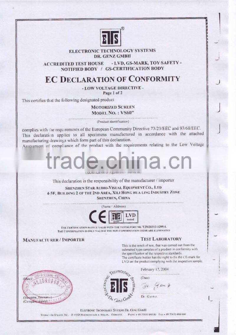 Good Quality And transparent projection screen pvc screen fabrics