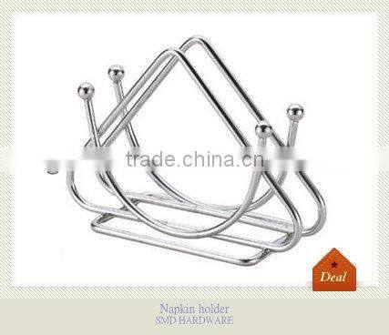 Metal chrome triangle napkin holder
