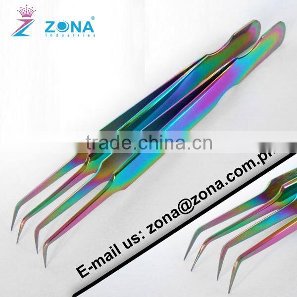 Volume Lash Tweezers For 2D,3D,4D,5D,6D,7D & 8D Lashes & Eyebrow Tweezers Sets From ZONA PAKISTAN
