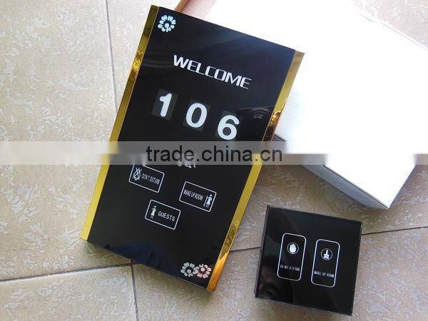 Modern design vertical touch screen smart sensor light control switch