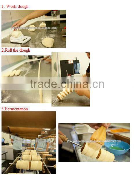 chimney cake oven fast food kiosk franchise