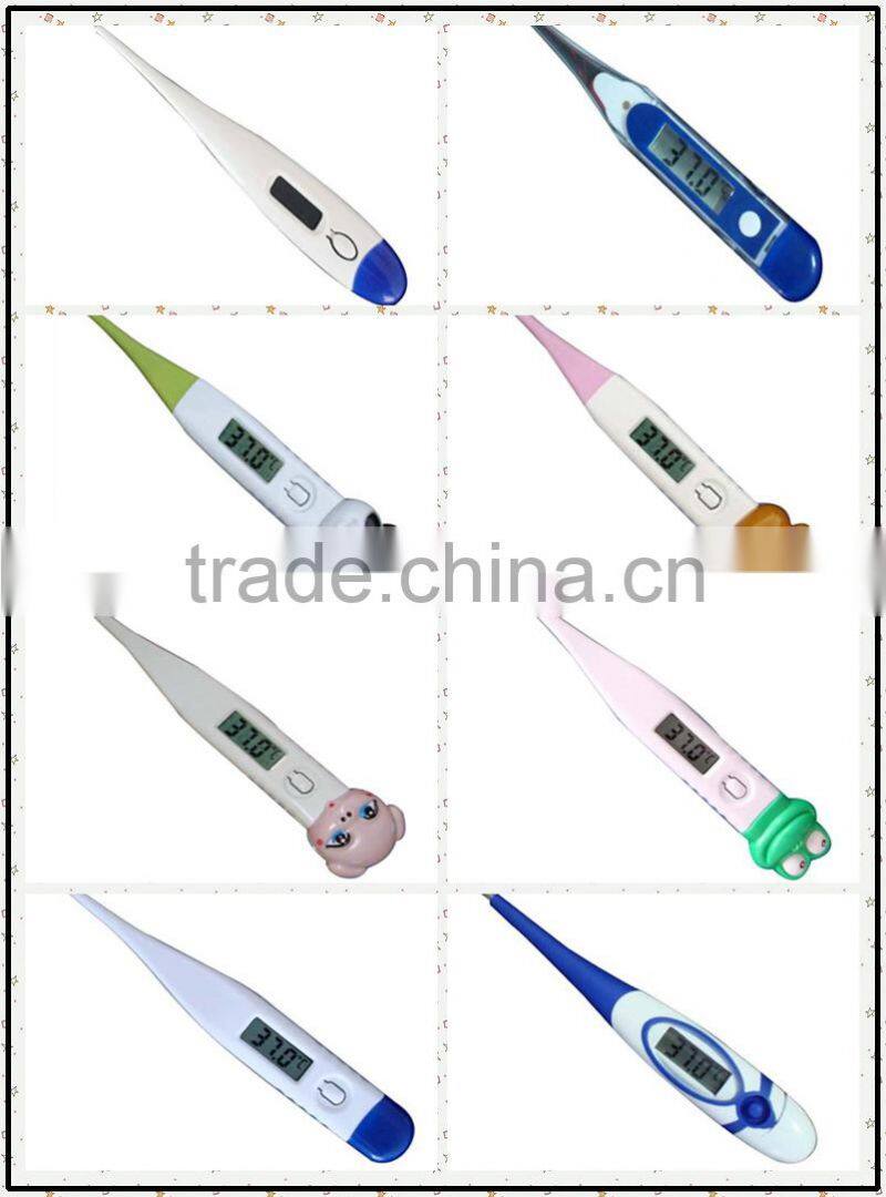 LCD digital thermometer for baby or human use
