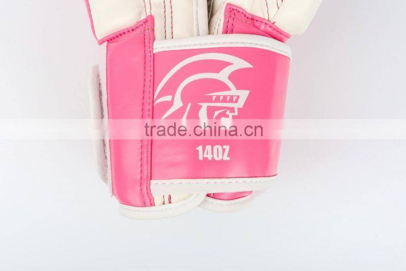 Popular Pretorian Kick Boxing Gloves Pink Women Fighting PU Leather Box Glove