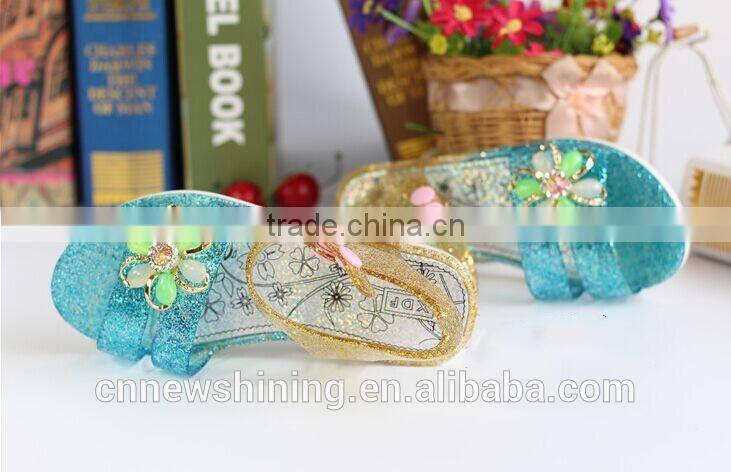 New design sandals decorative shoe buckle plastic flower accessories