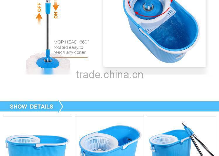 360 heavy duty cleaning wringer swivel mop and washing sink bucket