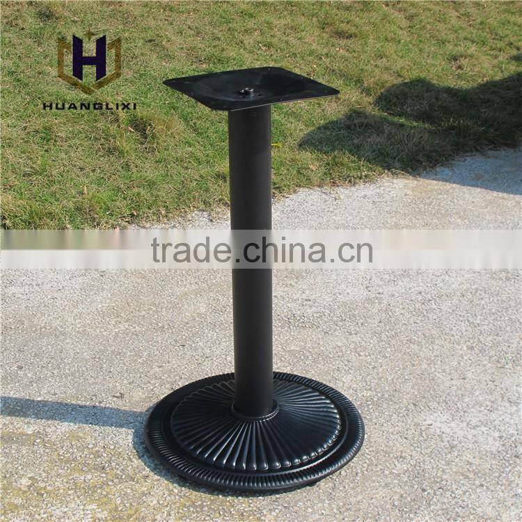 Round wrought iron coffee table legs for sale