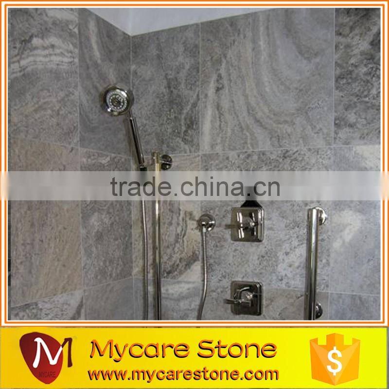 Sliver Grey Travertine Flooring And Wall Tile