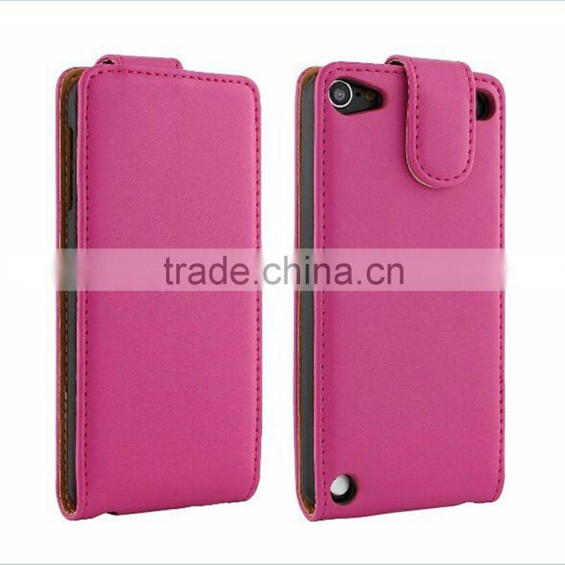 2015 new design oem smart leather case for ipod touch 5