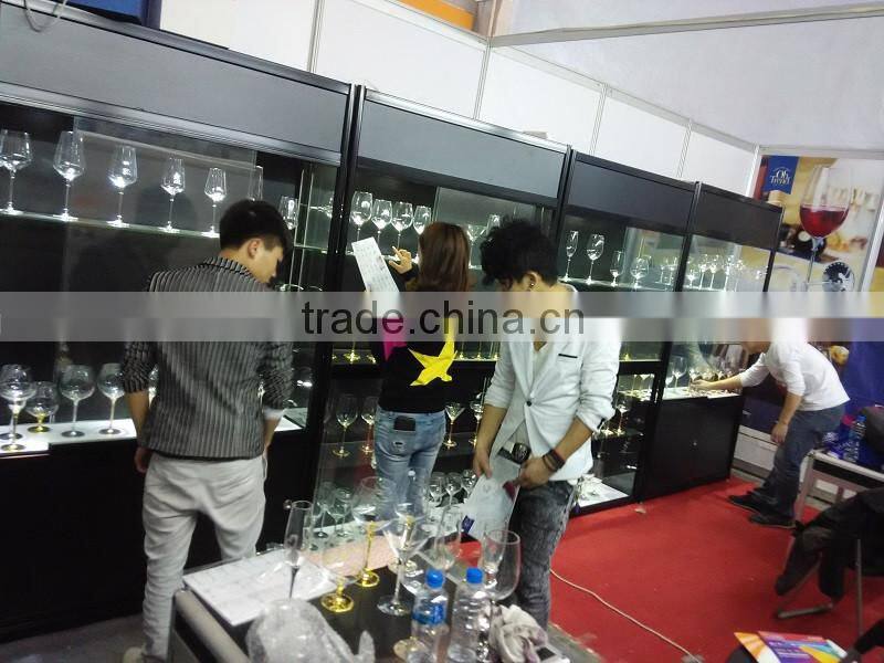 high quality new fashion and unique toasting wine glasses gold crystal stem martini or whisky glass love gift drinking glass cup