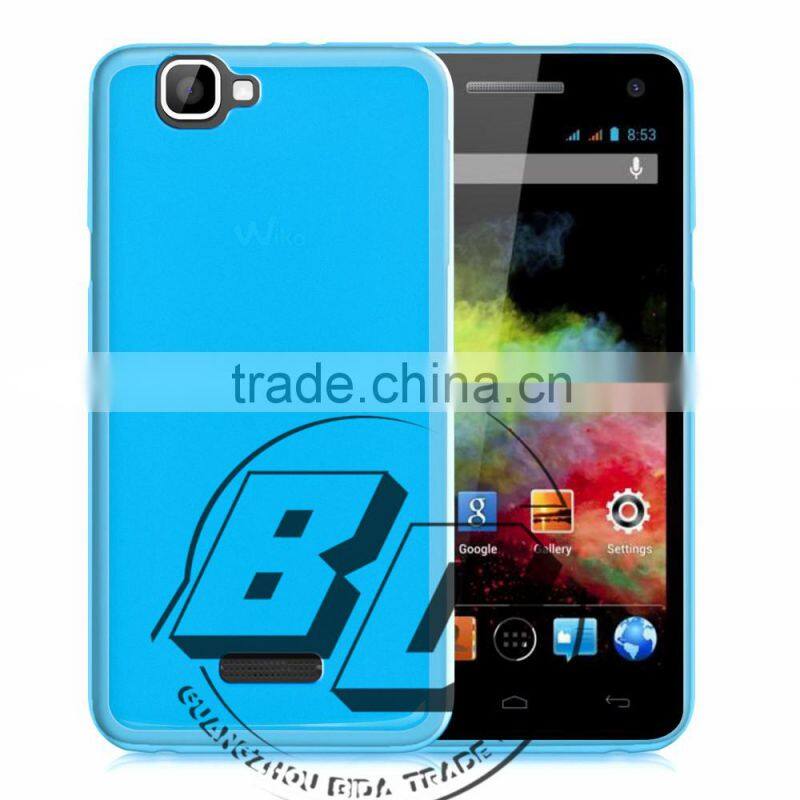 Manufacturer Wholesale various colorful TPU case For Wiko Rainbow Pudding case mobile phone case cover