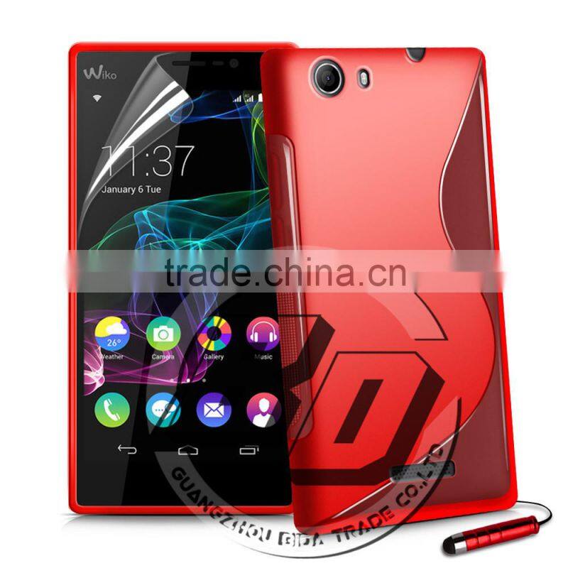 Ultra High Quality S Line soft TPU case for Wiko Ridge Fab 4G TPU case Factory price
