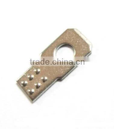 Sheet Metal Stamping Nickel Plating Electrical Automotive Flat Terminal