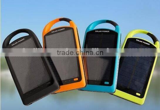The latest product 8000mah solar power bank /solar charger emergency power bank 8000mah