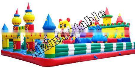Funny kids inflatable fun city