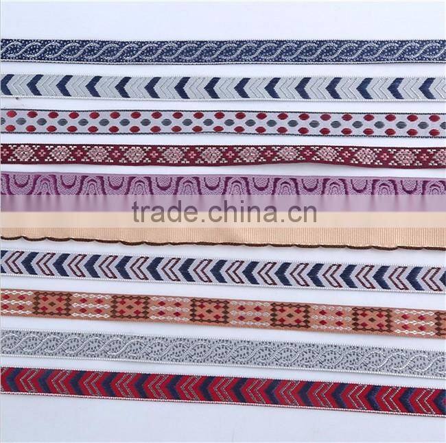 China Suppliers Jacquard Ethnic Ribbon Trim