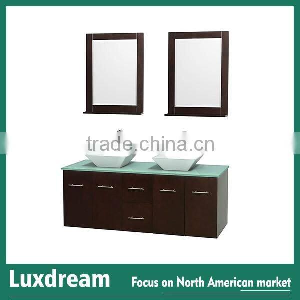 European modern 36 inch espresso bathroom vanity