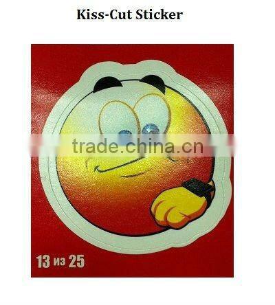 Special Sticker - Kiss-Cut Sticker Printing By Offset Machine