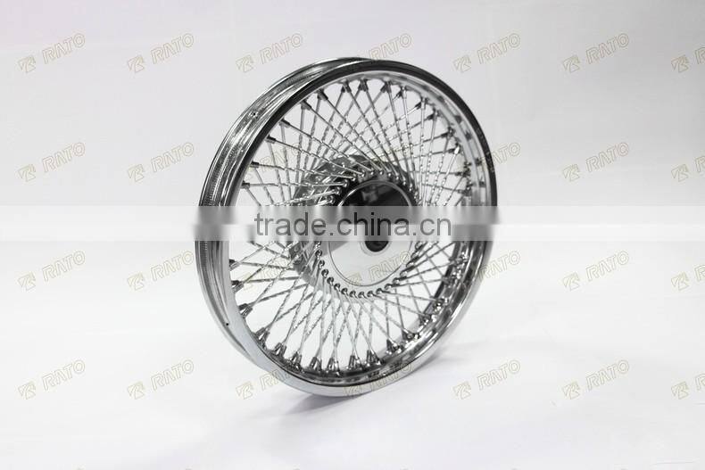 Chinese high quality 14inch polishing motorcycle wheel