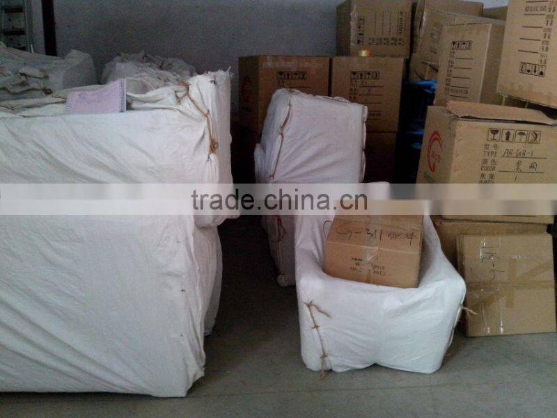 Green leather fancy sectional sofa sets 131 G-319