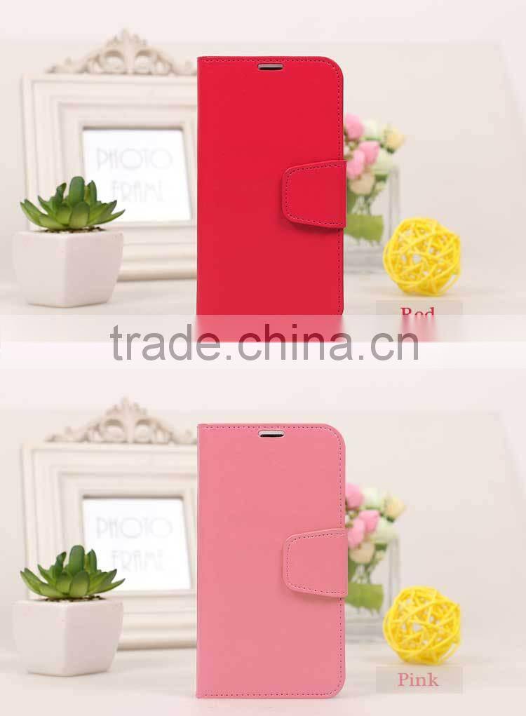 Factory directly Wholesale pu leather flip cover case for Apple Iphone 6