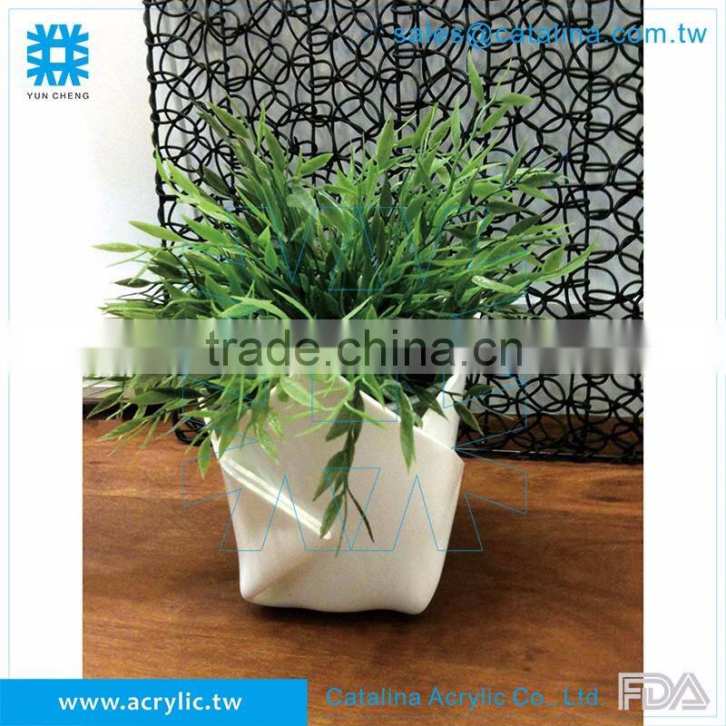 Functional Acrylic Wine Beverage Cooler Snack food Storage Bucket Plastic Holder