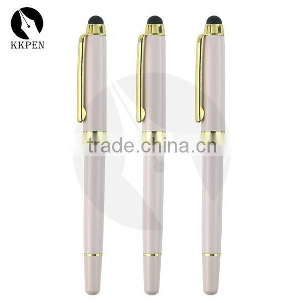 KKPEN fashion 2 in 1 ballpen stylus touch pen with your logo