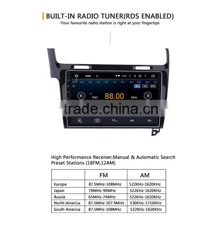 Radio android car dvd player gps for vw caddy touareg