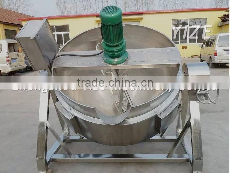 Stainless steel pot for cooking gas heating jacketed kettle cooking pot stands