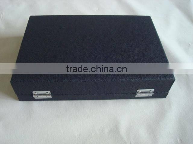 Jewelry box cotton,small wooden jewelry box with clapboard,mens jewelry box