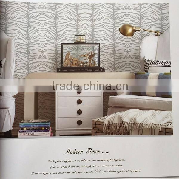 tiger disign vinyl wallpaper