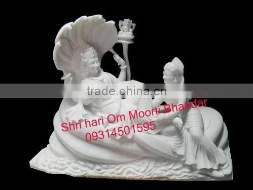 Marble Lakshmi Narayan statue