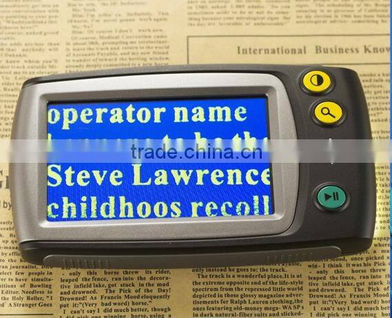 4.3" LCD HD color screen Portable Electronic Digital video Magnifier Reading Aid Magnification Range 6x-25x for Low Vision