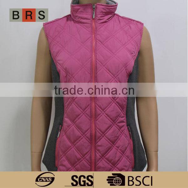 Polar Fleece Multi Pocket Goose Down Padded Vest