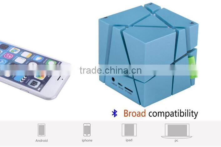 Qone7 EDGE Portable Mini Bluetooth Speaker with LED Light Built-in 500mAh Battery Stereo Sound Box Mp3 Player Subwoofer Speakers