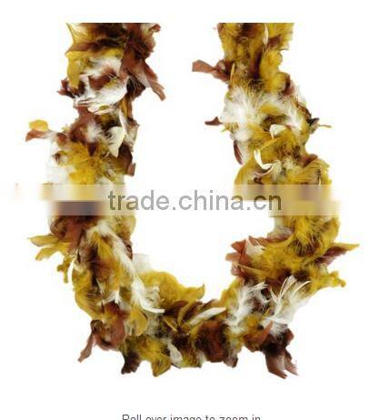 Deluxe Costume Accessory Feather Boa -3tone -01