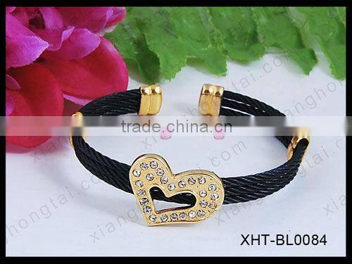 New Designed Shiny Polished Bangle, Made of 316L Stainless Steel