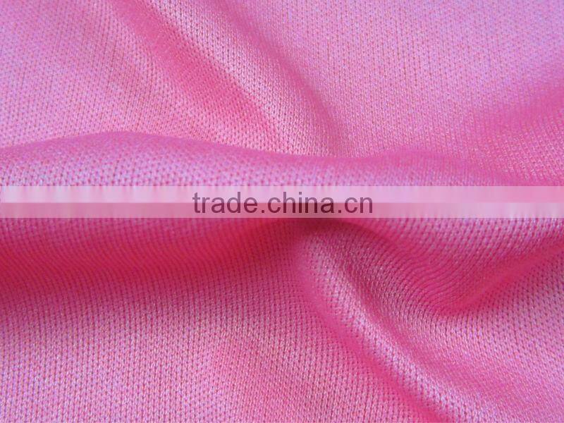 Cheap polyester interlock fabric for ladies garment