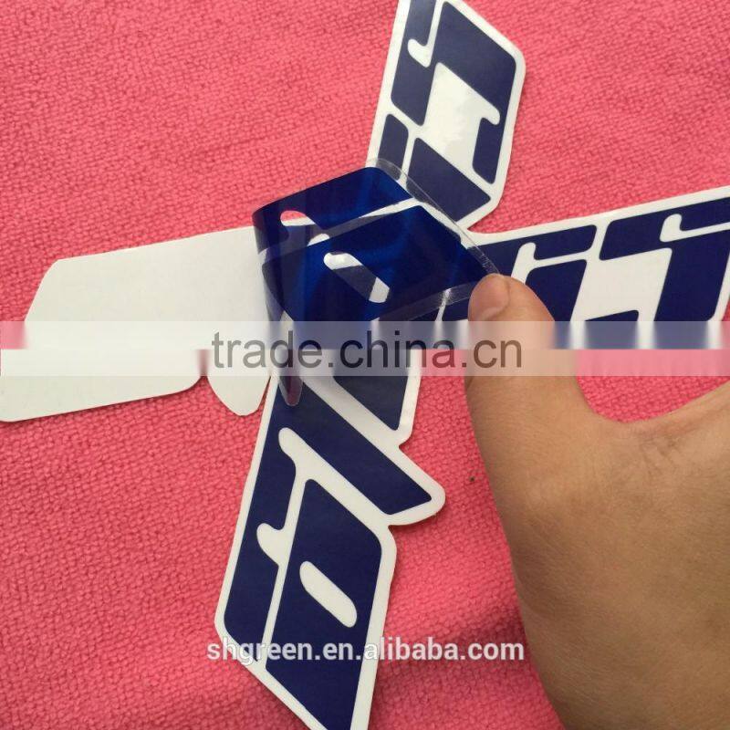 Innoxious PP/PE plastic sticker for gift