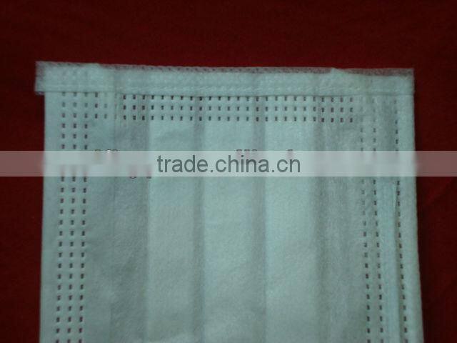 nonwoven medical disposable face mask