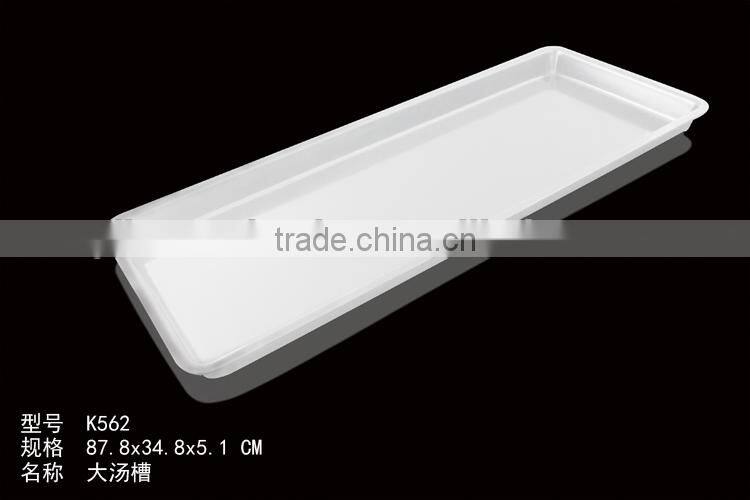 2015 hot selling manufacter wholeasle square print Melamine cake Tray