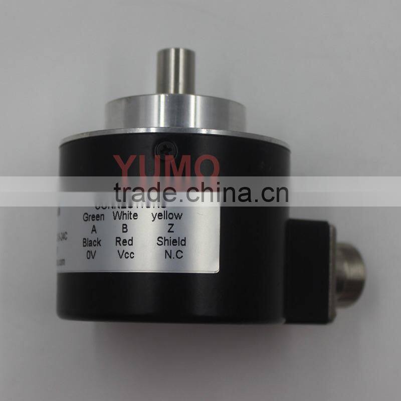 ISC5810 5 24VDC 500ppr A B Z phase mini rotary encoder price incremental pulse rotary encoder
