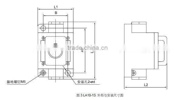 master control gear series switch group control box start switch LA10-1S