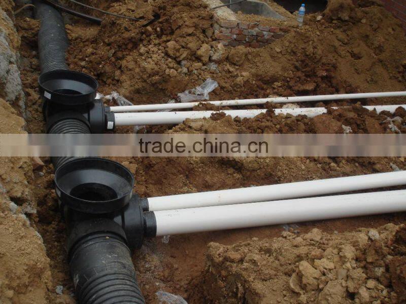 Plastic water drainage wells manhole